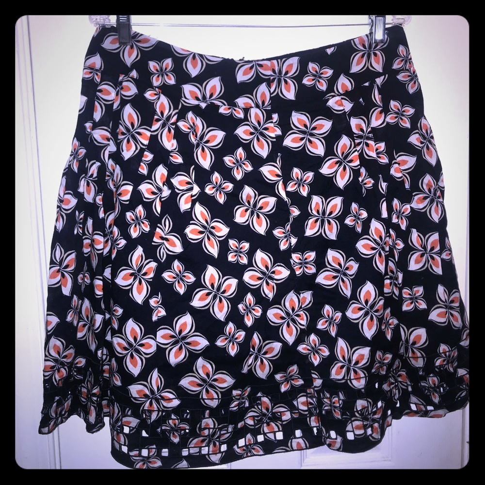 Ann Taylor Floral Skirt Size 14P